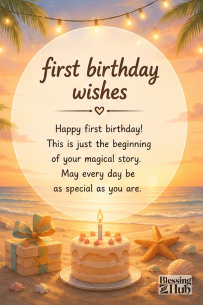 first birthday wishes
