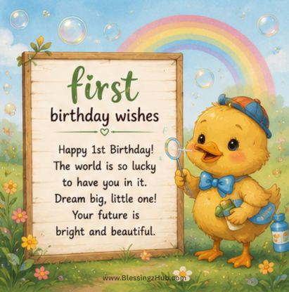 1st Birthday Wishes