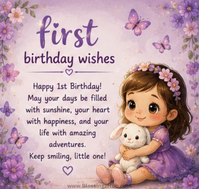 1st Birthday Wishes