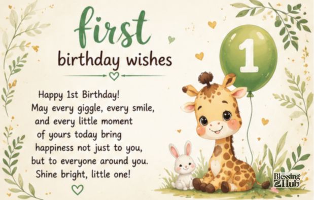 1st Birthday Wishes for Baby Boy and Girl: Sweet, Heartfelt & Fun Messages