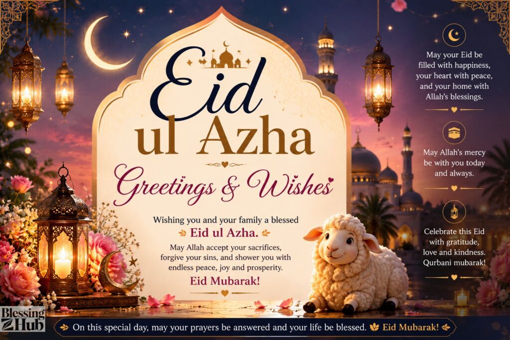 200+ Eid al-Adha Wishes 2026 – Meaningful Greetings, images & Quotes