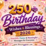250+ Birthday Wishes & Blessings 2026 – Heartfelt, Funny & Meaningful Messages for Everyone