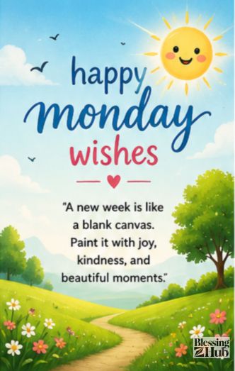 Good Morning Monday Blessings, , Wishes & Messages