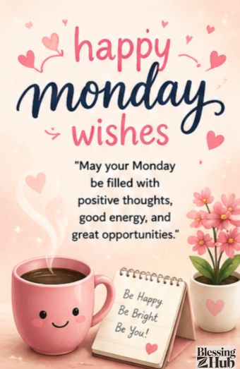 Good Morning Monday Blessings & Messages