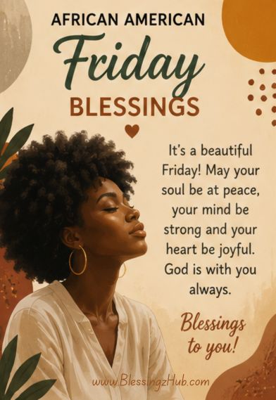 African American Friday Blessings Images, Quotes, GIFs & Spiritual Messages