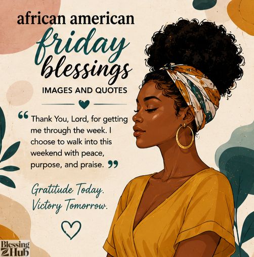 African American Friday Blessings Images