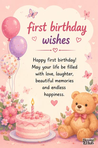 first birthday wishes