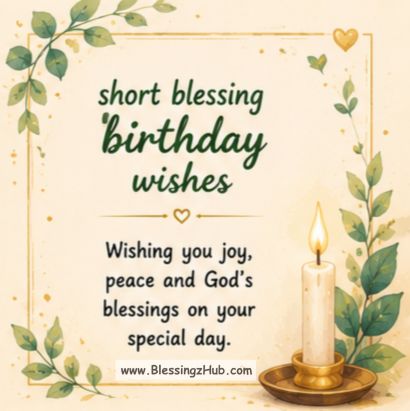 Touching birthday wishes 