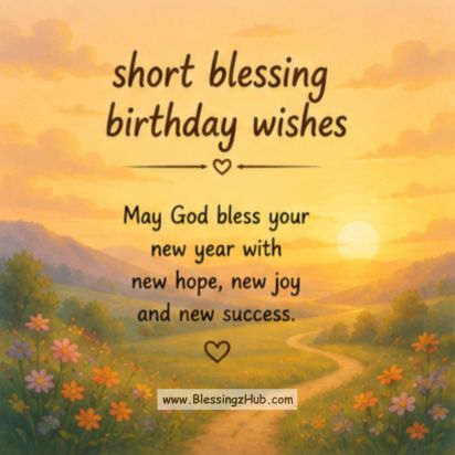 Birthday Wishes & Blessings