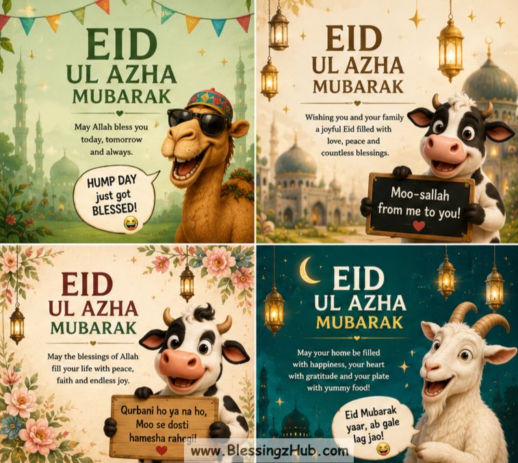 Funny Eid al-Azha Mubarak Wishes, Quotes & Messages