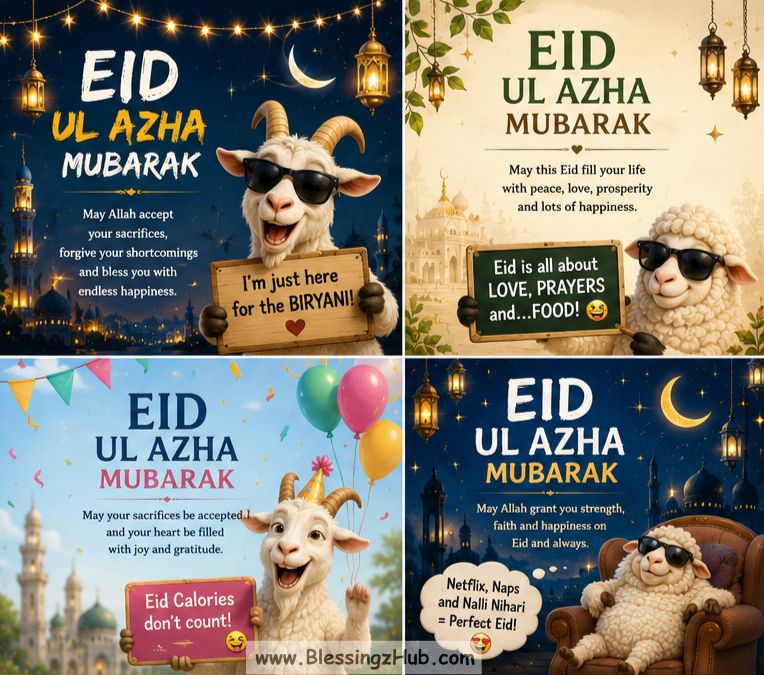 Funny Eid al-Azha Mubarak Wishes, Quotes & Messages