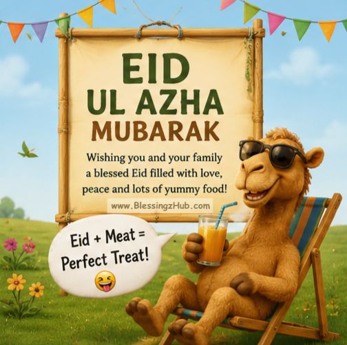 Funny Eid al-Azha Mubarak Wishes, Quotes & images