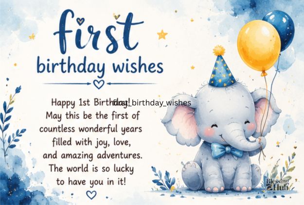 1st Birthday Wishes for Baby Boy and Girl: Sweet, Heartfelt & Fun Messages