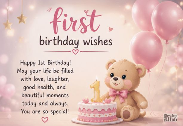 1st Birthday Wishes