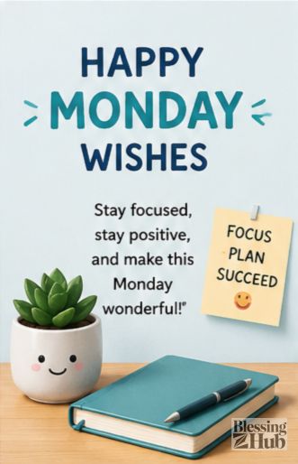 Good Morning Monday Blessings, Quotes, Wishes & Messages