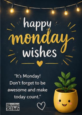 Good Morning Monday Blessings, Quotes, Wishes & Messages