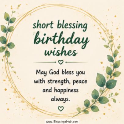 Touching birthday wishes 