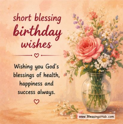 Happy birthday blessings