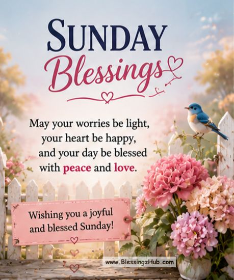 Sunday blessings