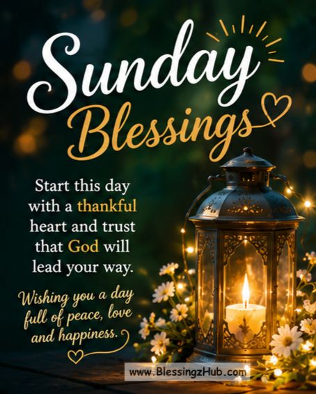 Sunday blessings & Prayers