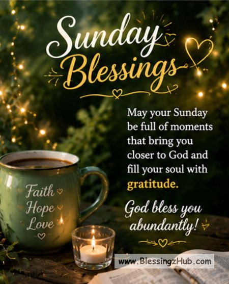 Sunday blessings 