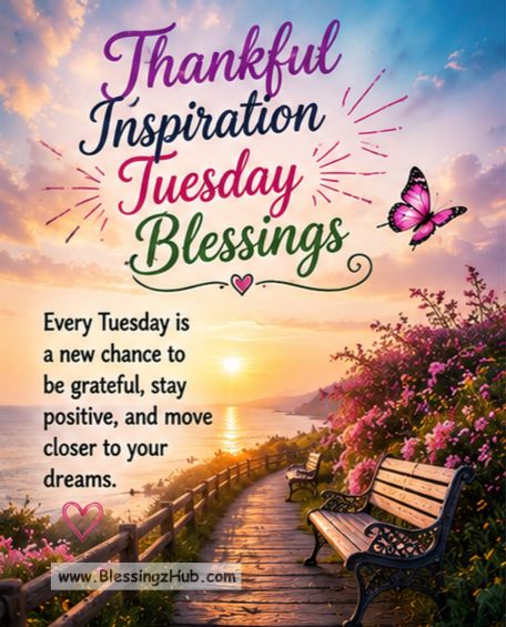 Happy Tuesday blessings