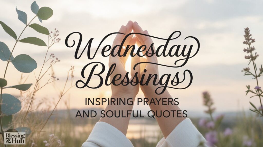 Wednesday Blessings inspiring quotes