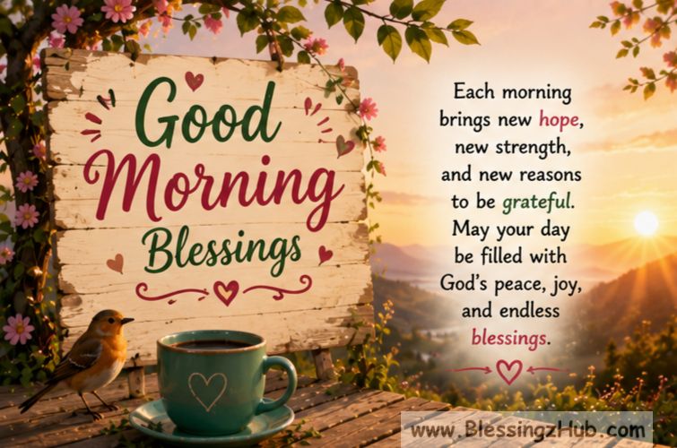 Good Morning Blessings, Quotes & Images