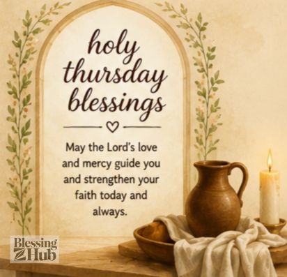 Holy Thursday blessing