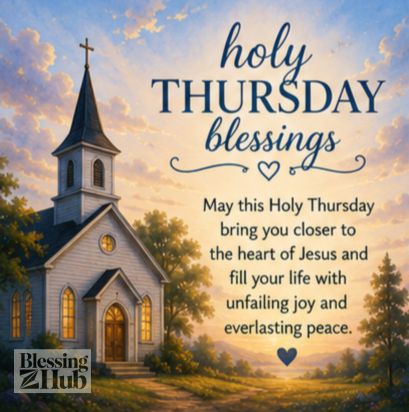 Holy Thursday blessing