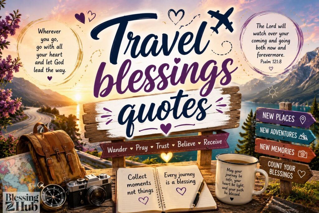 250+ Funny & Creative Travel Blessings, Wishes, Prayers & Quotes for Every Journey