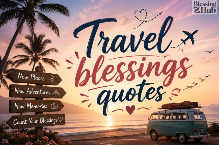 Travel Blessings, Wishes, Prayers & Quotes 