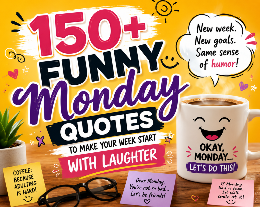 150+ Funny Monday Quotes to Make Your Week Start With Laughter