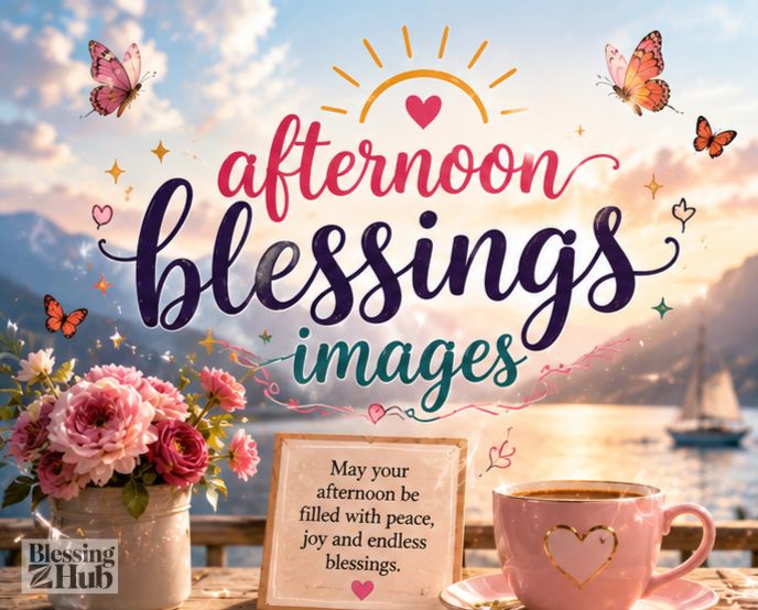250+ Afternoon Blessings Images to Brighten Every Heart (Free HD Wishes, Quotes & Prayers)