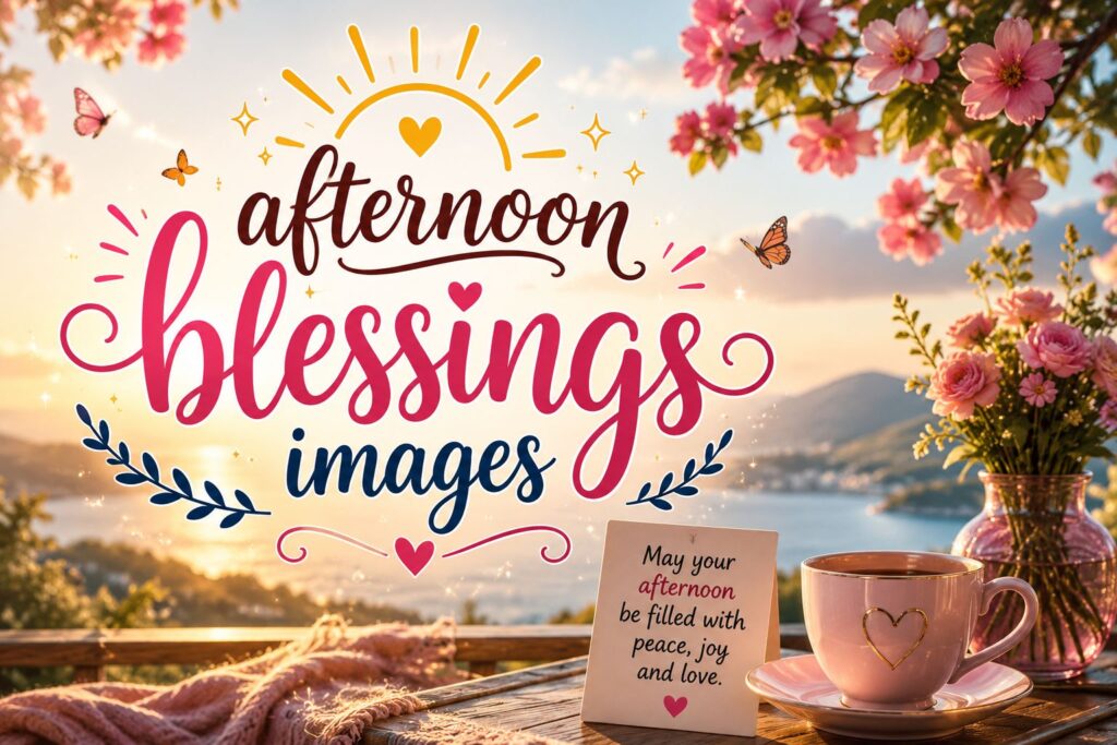 250+ Afternoon Blessings Images to Brighten Every Heart (Free HD Wishes, Quotes & Prayers)
