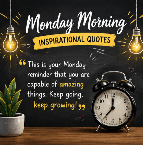 Monday Morning Inspirational Quotes