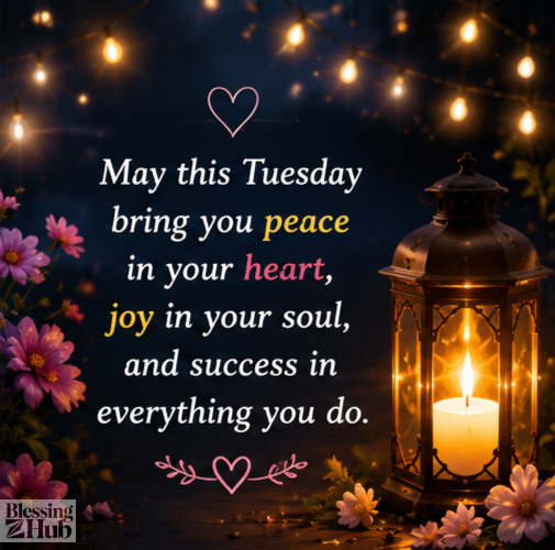 Tuesday morning Blessings