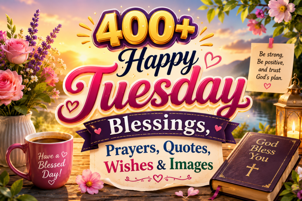 400+ Happy Tuesday Blessings, Prayers, Quotes, Wishes & Images