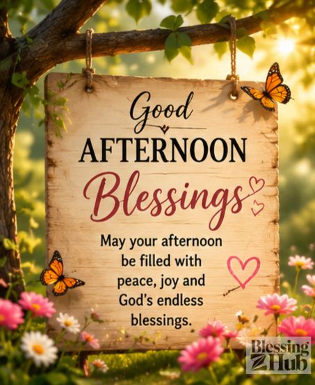 Good Afternoon Blessings Images