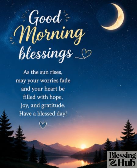 Good Morning blessings