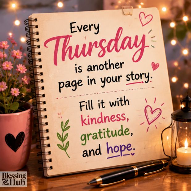 Thursday morning blessings