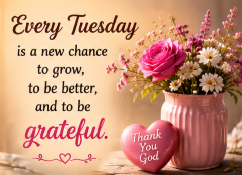 Good Morning Happy Tuesday Blessings