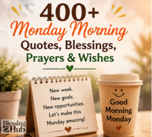 Monday Morning Quotes, Blessings, Prayers & Wishes