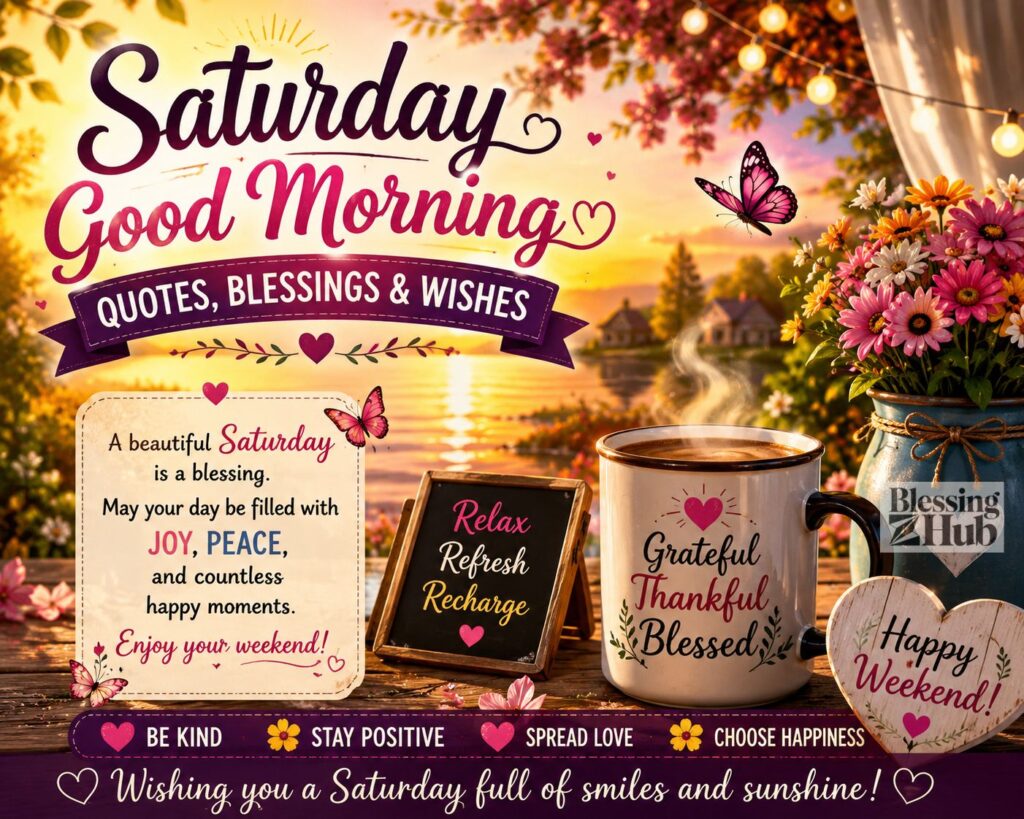 Saturday Good Morning Quotes