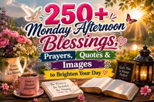 Monday Afternoon Blessings, Prayers, Quotes & Images