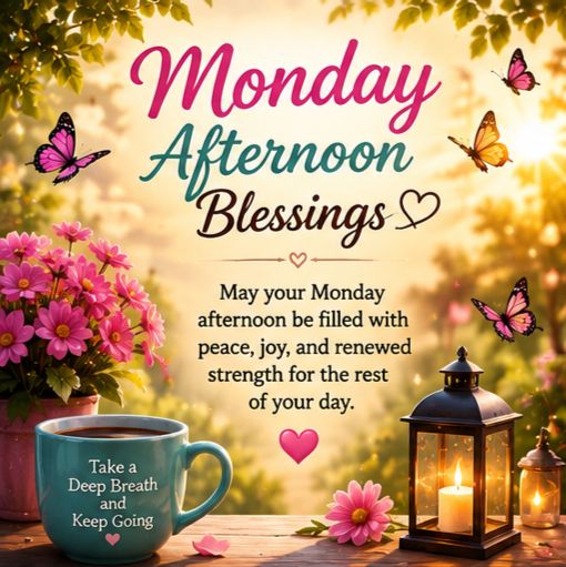 Good Afternoon Monday Blessings