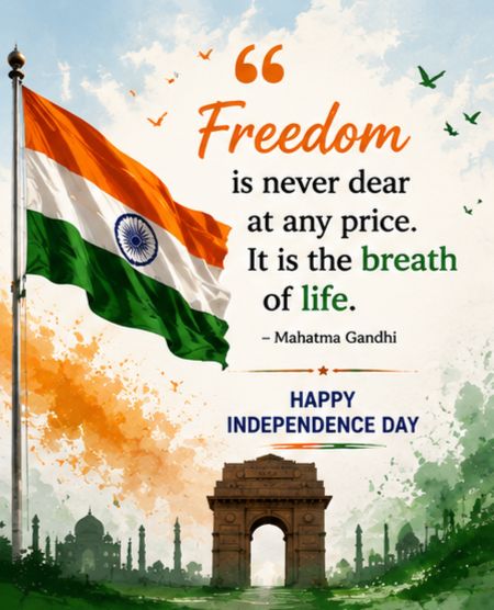 Patriotic Independence Day Messages