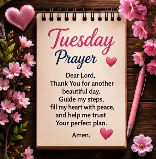 Tuesday blessings and prayer